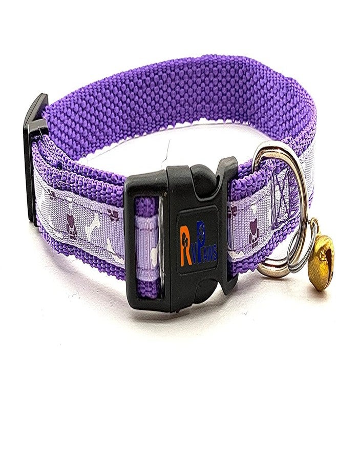 Pups&Pets Pet Collars with Bell Soft Adjustable Safe Collar and Protection Breakaway Cute Kitty Neckband with Animal Print for Puppy and Cats (Color May Vary, Pack of 2) - Image 5